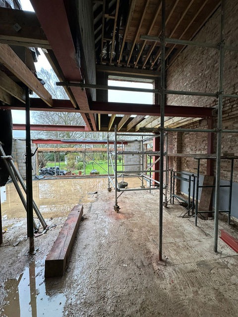 Internal construction stage