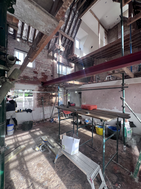 Renovation in progress