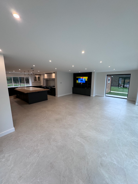 Completed ground-floor interior