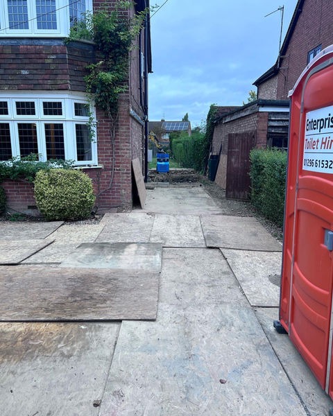Existing garden access
