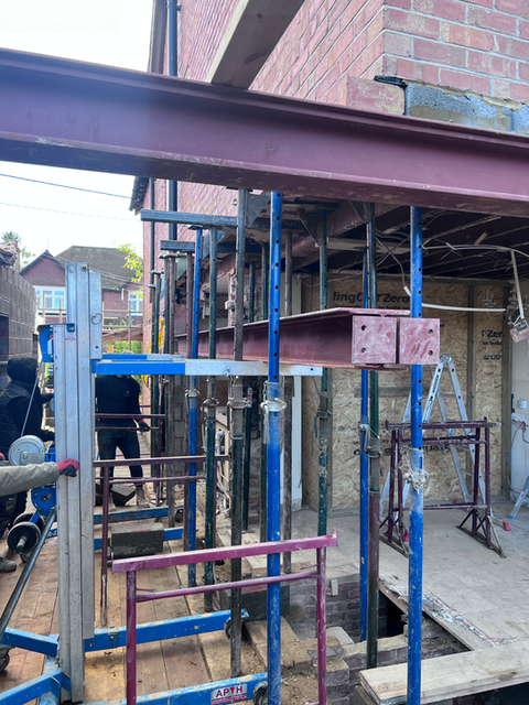 Extension under construction