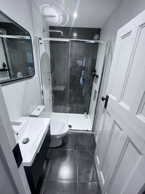 Shower room finish